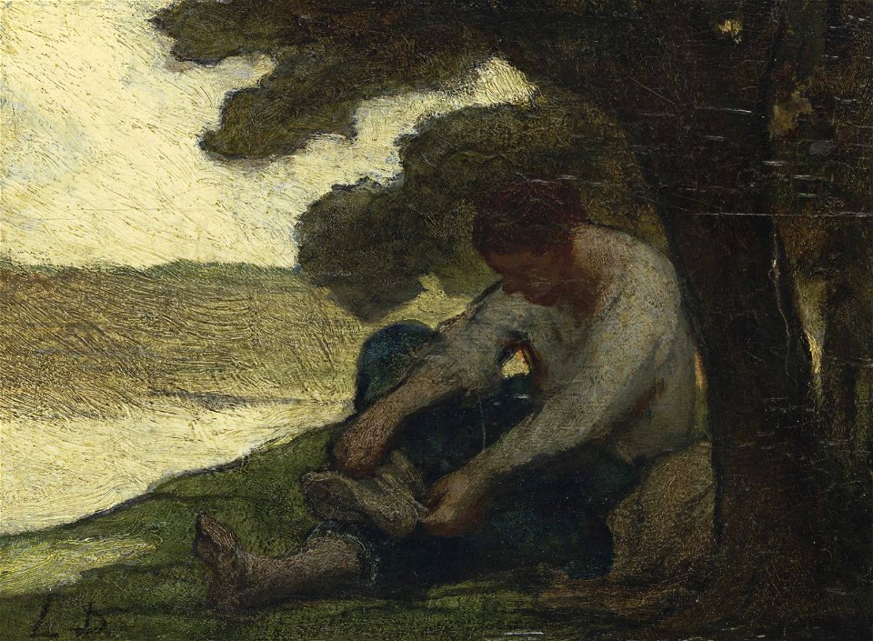 Daumier - Après le bain, circa 1846-1848