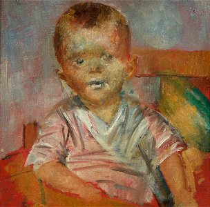 Daughter by Petrov-Vodkin (1923, Paleev coll)