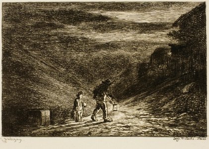 Daubigny - The Search for an Inn, 1927.2635a