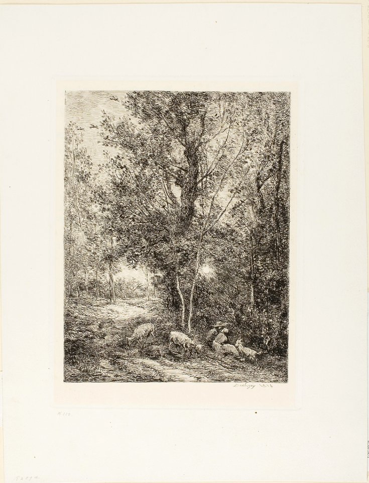 Daubigny - The Shepherd and the Shepherdess, 1927.2642