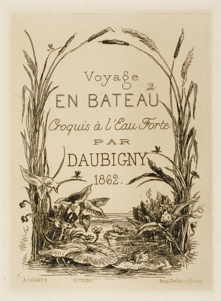 Daubigny - Title Page-frontispiece of the album, 1927.2630a