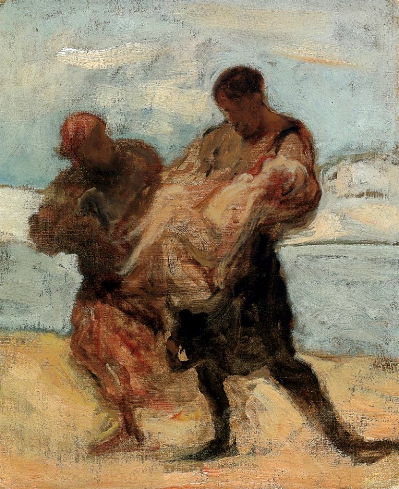 Daumier - Die Rettung, um 1870