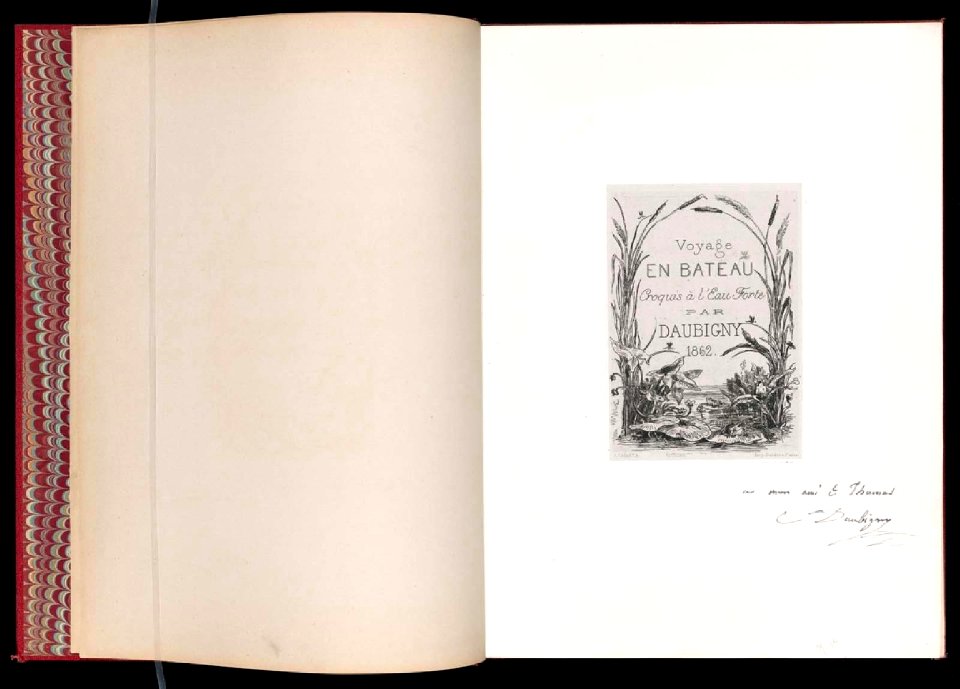 Daubigny - Voyage en bateau and Eaux-fortes par Daubigny, 2014.1712