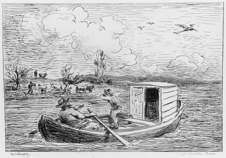 Daubigny - Voyage en bateau, 37.2278, Delteil 105