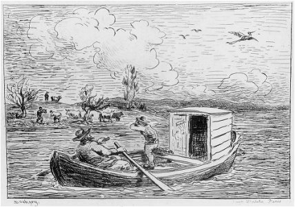 Daubigny - Voyage en bateau, 37.2278, Delteil 105