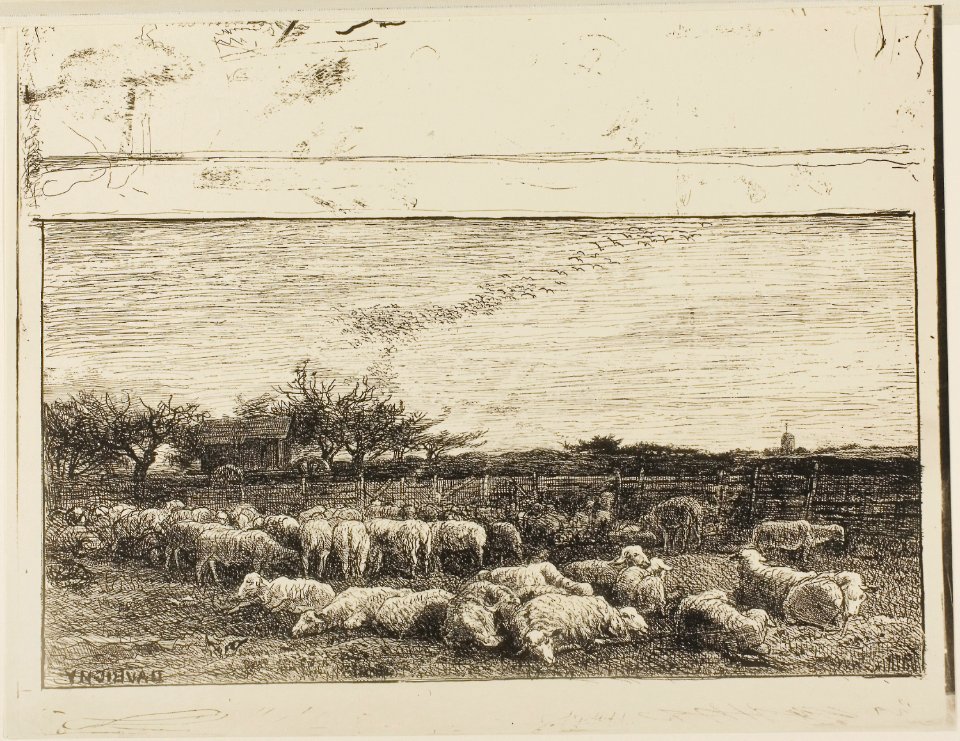 Daubigny - The Large Sheepfold, 1926.2222