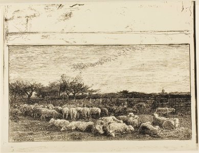 Daubigny - The Large Sheepfold, 1926.2222