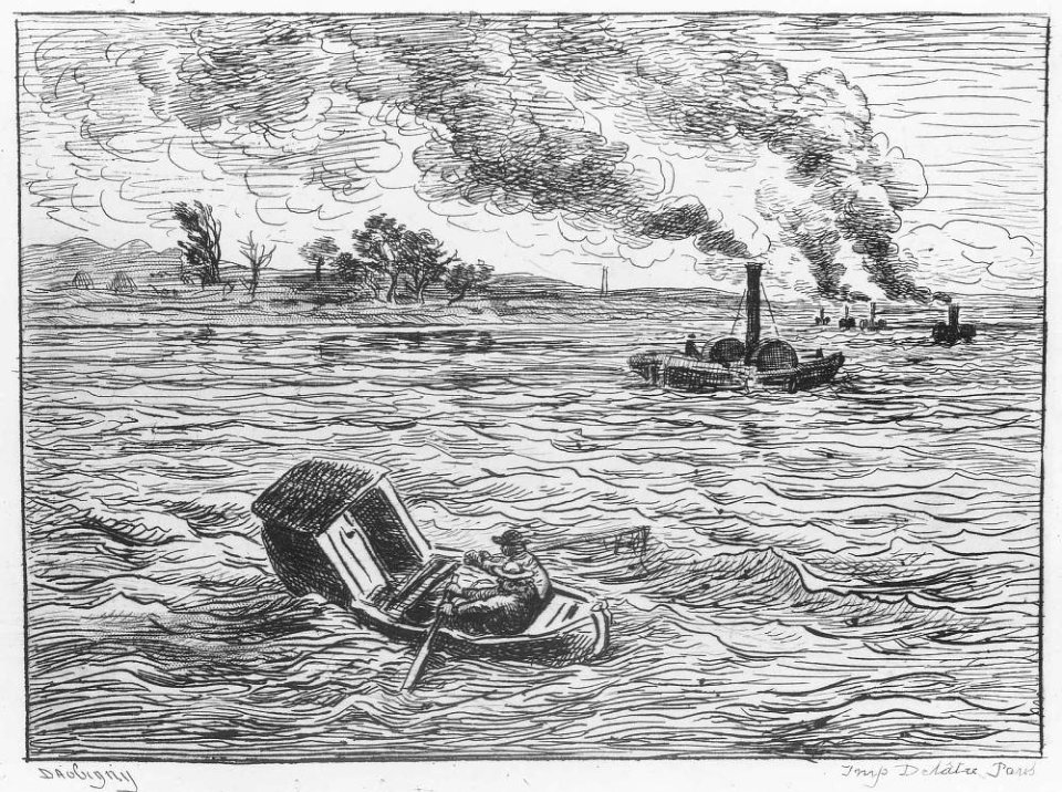 Daubigny - Voyage en bateau, 37.2278, Delteil 112