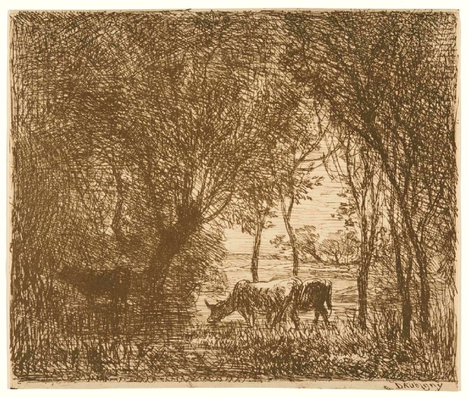 Daubigny - Vaches sous bois, 2014.1711
