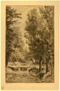 Daubigny - Un Ruisseau du Val Mondois, 1876,1111.271