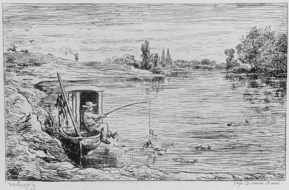 Daubigny - Voyage en bateau, 37.2278, Delteil 110