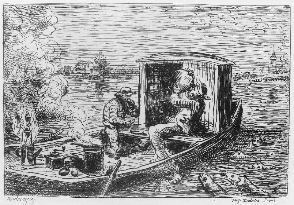 Daubigny - Voyage en bateau, 37.2278, Delteil 104