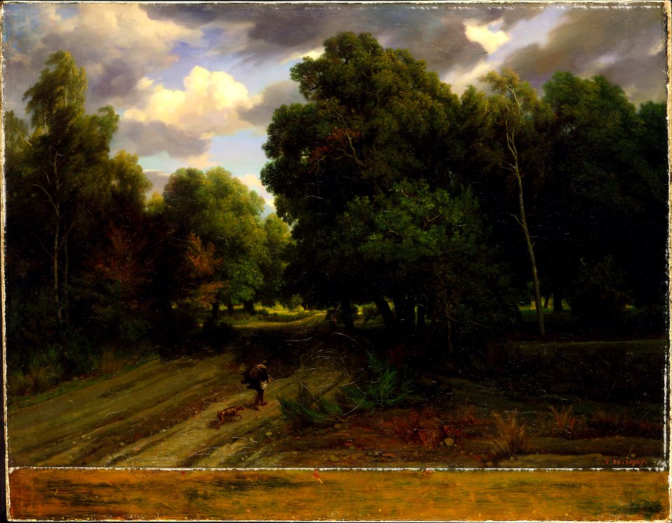 Charles-François Daubigny - The Crossroads of the Eagle’s Nest, Fontainebleau Forest - 91.148.5 - Minneapolis Institute of Arts