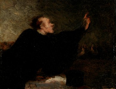 Daumier - AVOCAT PLAIDANT, 1853-54
