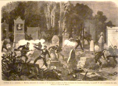 Daudenarde - Commune de Paris 27 mai Combats au Père-Lachaise