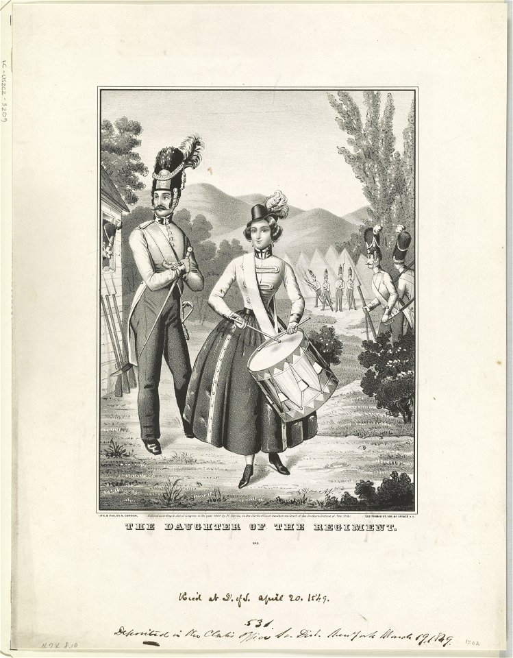 Daughter of the regiment LCCN91791065