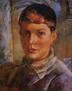 Daughter by Petrov-Vodkin (1933, GRM)