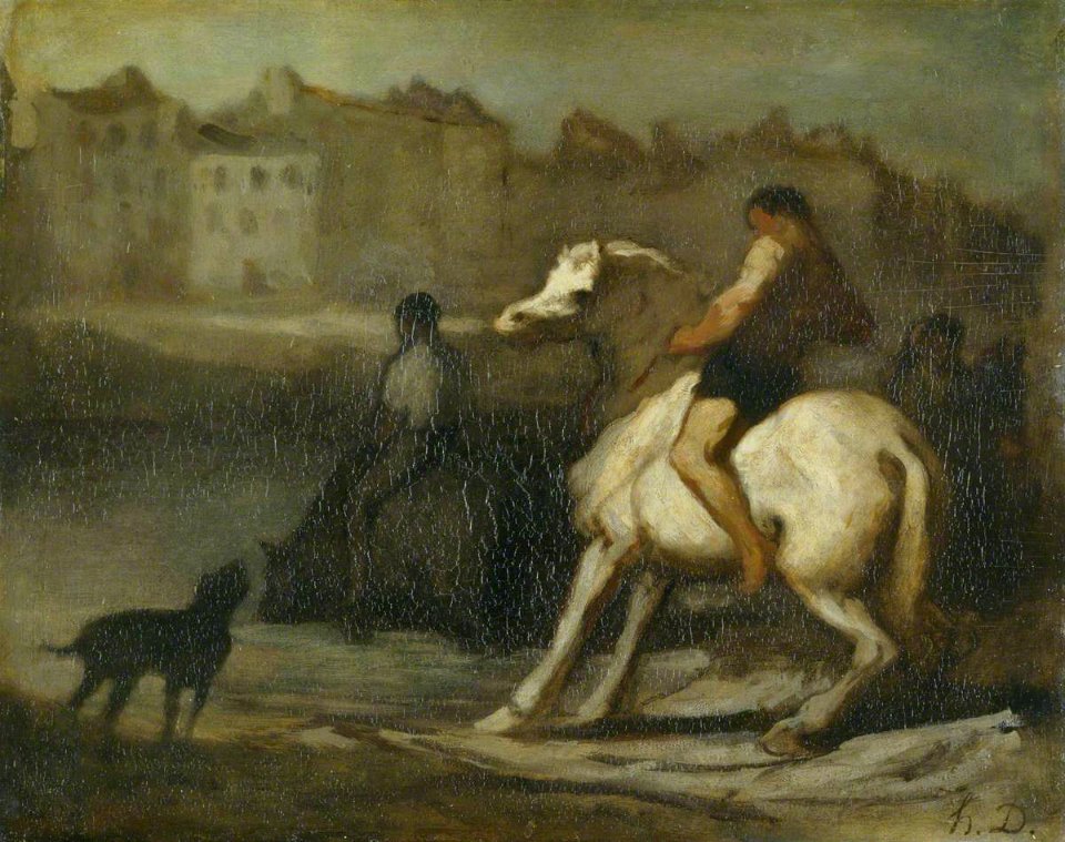 Daumier - The Watering Place, c.1855
