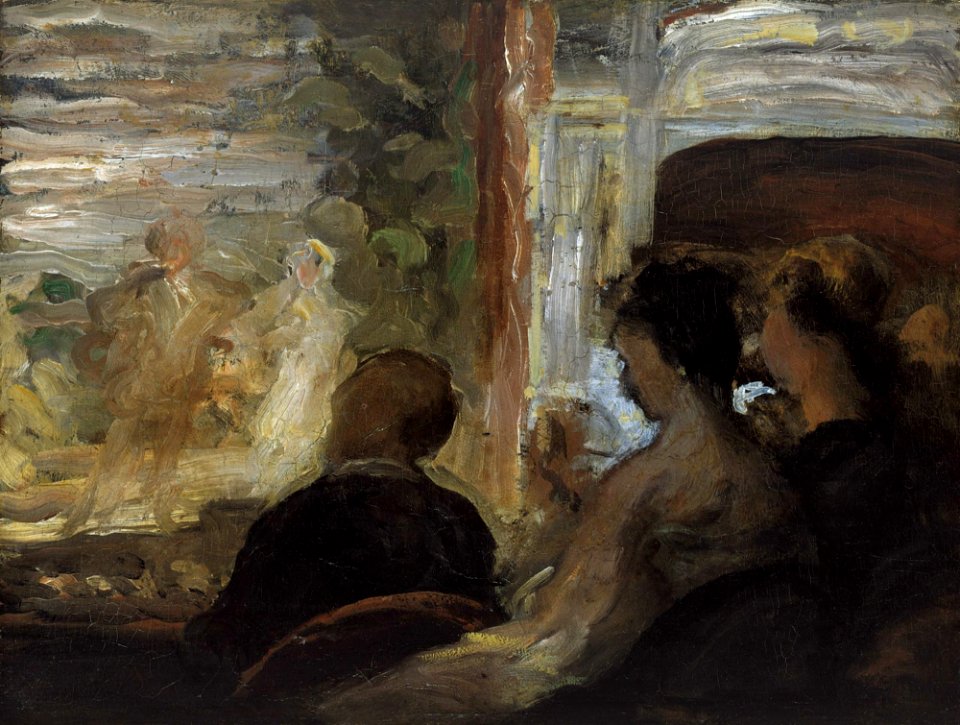 Daumier - Eine Theaterloge, um 1865