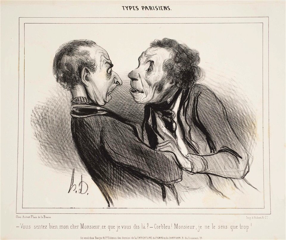 Daumier - Types parisiens - planche 37