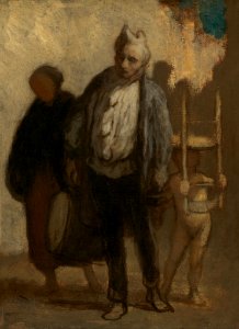 Daumier - Wandering Saltimbanques, 1847-1850
