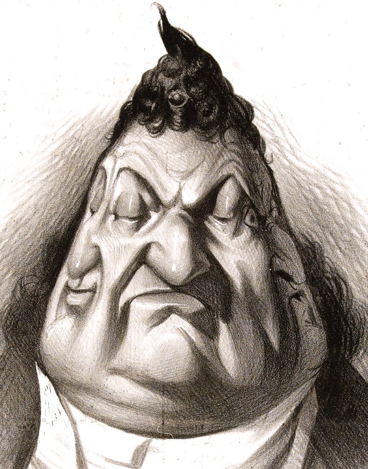 Daumier Passé, présent, avenir (détail)