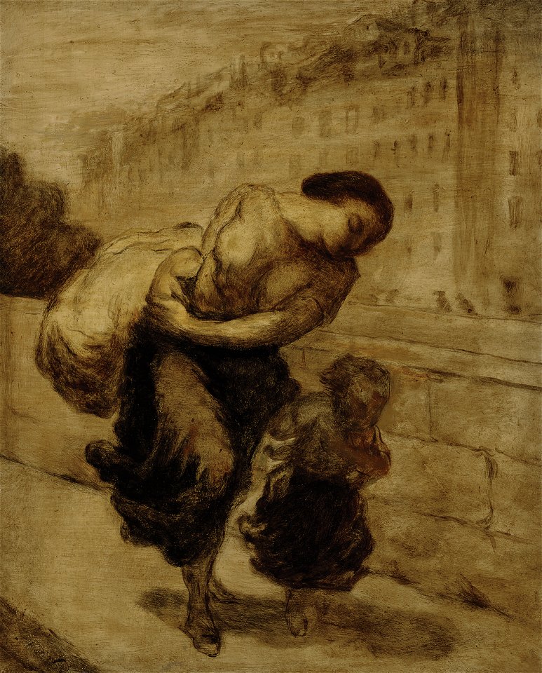 Daumier - Le Fardeau, circa 1855-1856