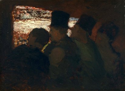 Honoré Daumier - Theater Audience - Google Art Project