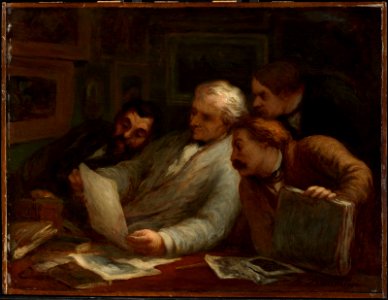 Daumier - The Print Collectors, c. 1860–63