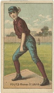 Dave Foutz, St. Louis Browns, baseball card portrait LCCN2007680797