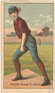 Dave Foutz, St. Louis Browns, baseball card portrait LCCN2007680797