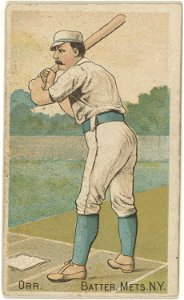 Dave Orr, New York Metropolitans, baseball card portrait LCCN2007680791