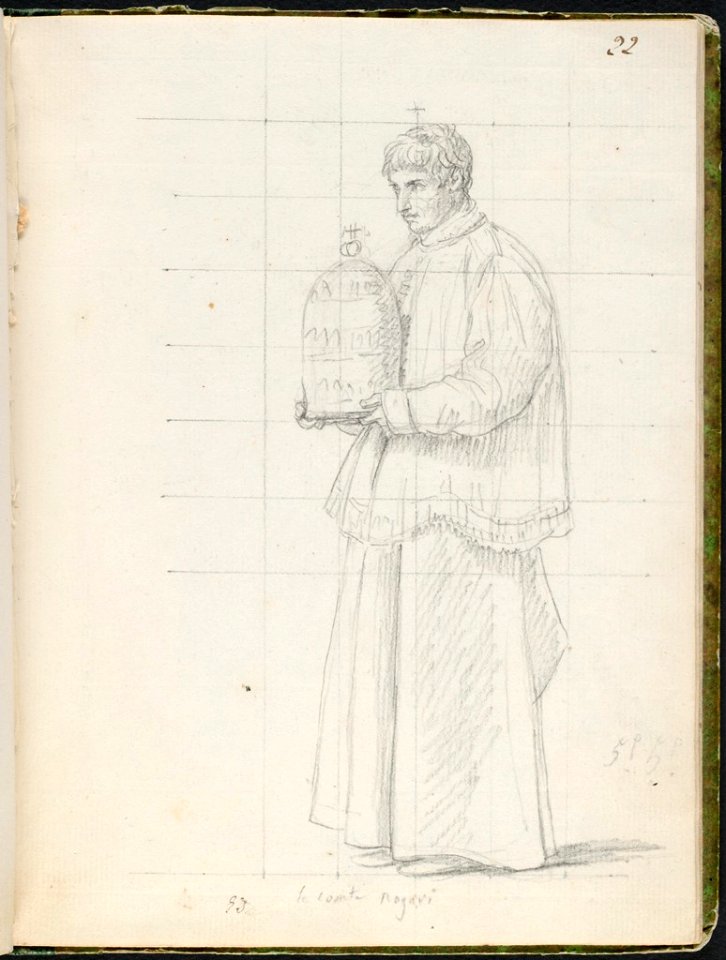 David - 1943.1815.12.22, Count Rogari Holding the Papal Tiara