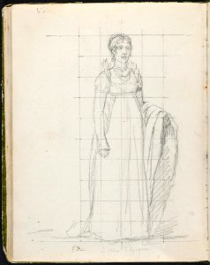 David - 1943.1815.12.33, verso Julie Clary, Wife of Joseph Napoleon, Later Queen of Spain