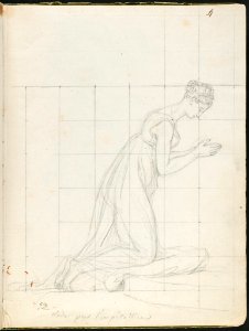 David - 1943.1815.12.4, The Empress Josephine, Kneeling to Receive the Imperial Crown