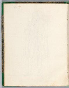 David - 1943.1815.13.46, verso Faint Sketch of Maréchal Lefebvre