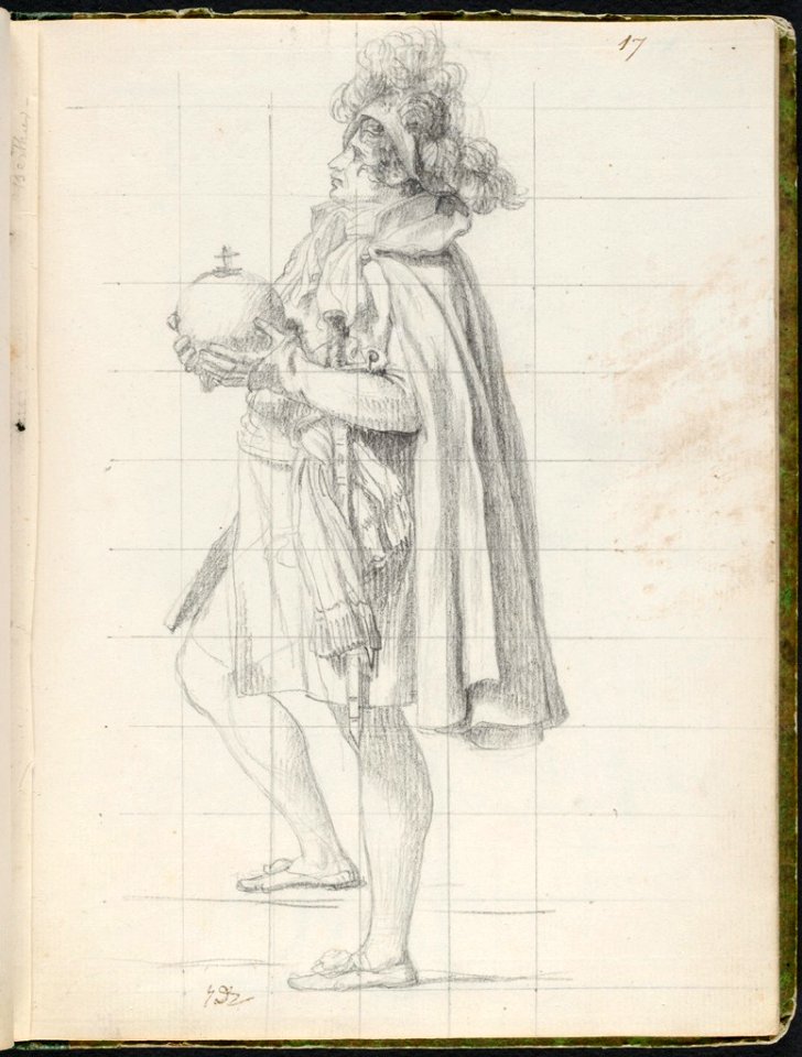 David - 1943.1815.12.17, Maréchal Berthier, Prince de Neuchâtel, Holding the Imperial Orb of Charlemagne