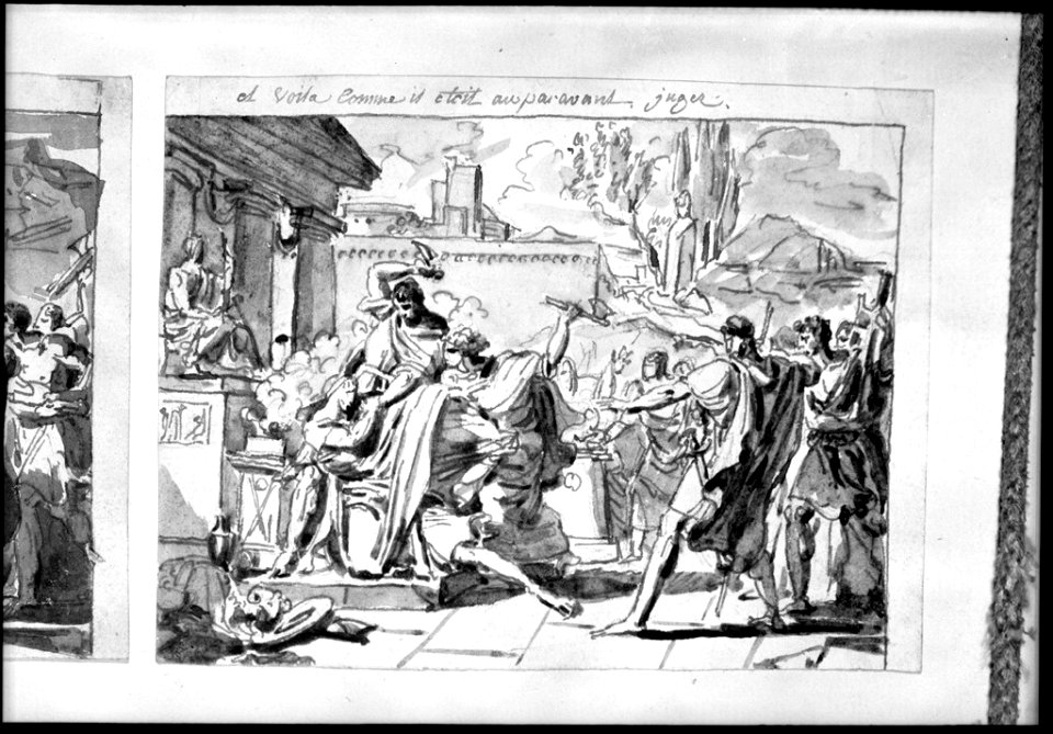 David - 1943.1815.19.12.B, The Death of Caesar (The Roman Album)