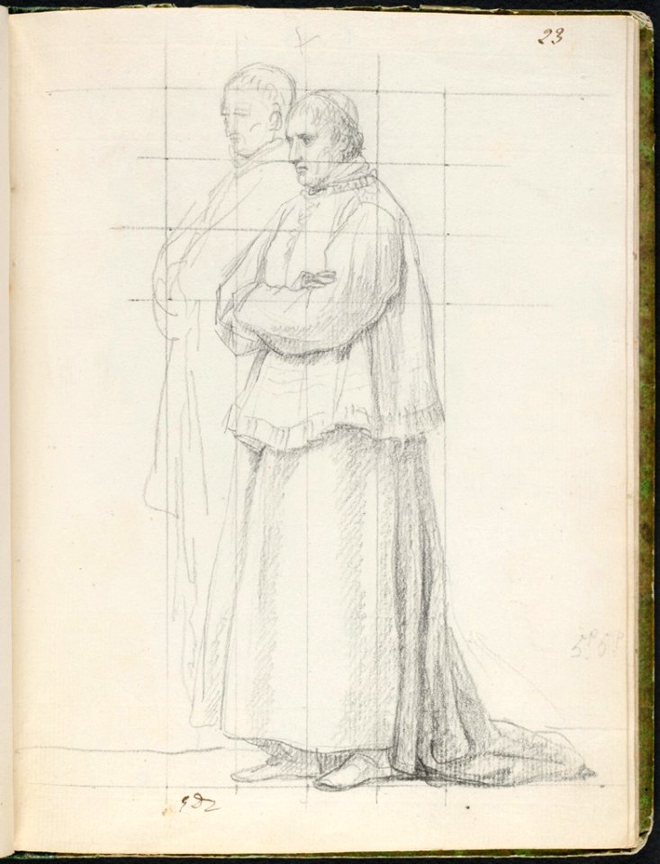 David - 1943.1815.12.23, Two Clerics