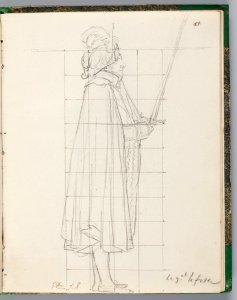 David - 1943.1815.13.11, Maréchal Lefebvre in Profile Toward the Right Holding the Imperial Sword of Charlemagne