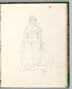 David - 1943.1815.13.38, Madame la Maréchale Soult, Lady-in-Waiting to Madame Mère