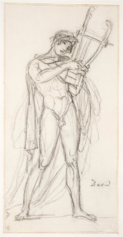 David - Apollo With A Cithara, 1993.57, about 1784