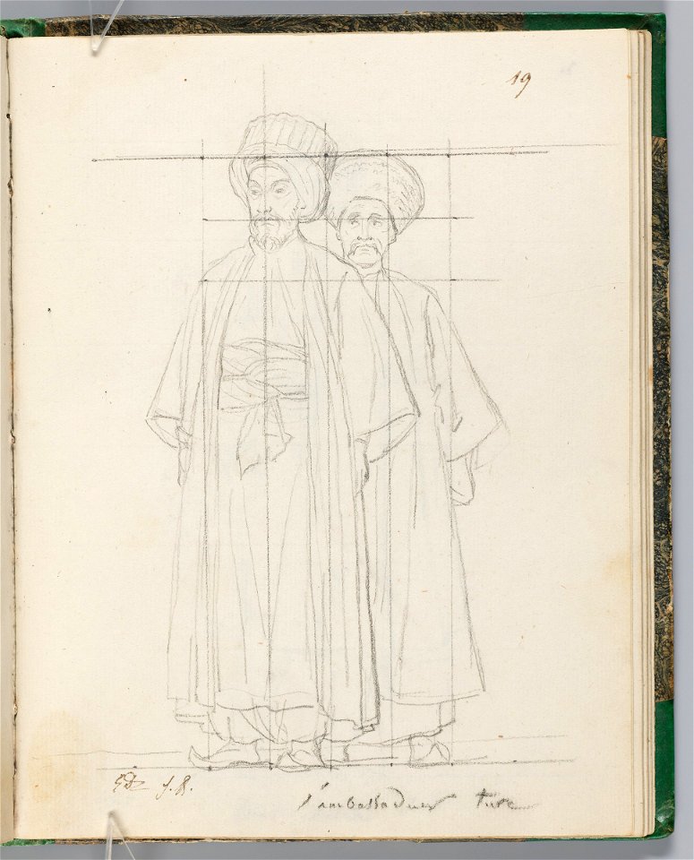 David - 1943.1815.13.19, Halet Effendi, the Turkish Ambassador, and His Aide-de-Camp