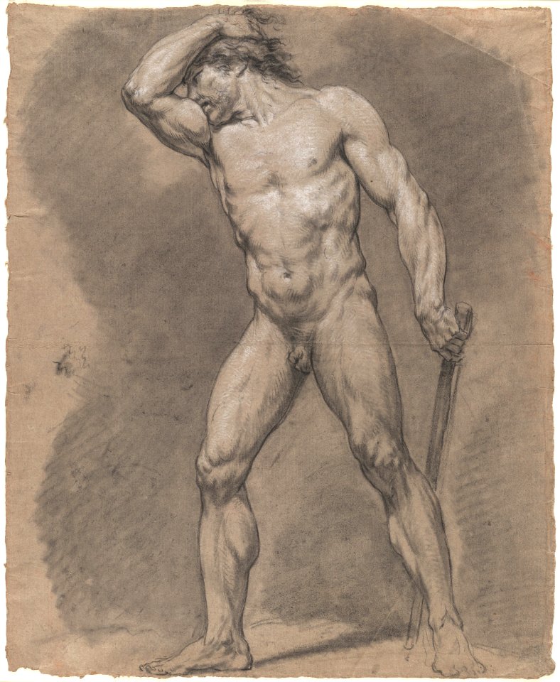 David - attributed to - Man stepping to the right, x1977-35