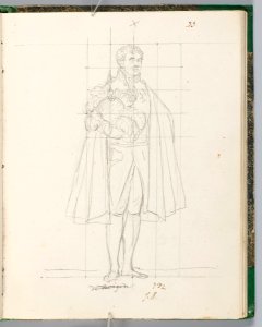 David - 1943.1815.13.33, A Chamberlain Holding His Hat in His Right Arm