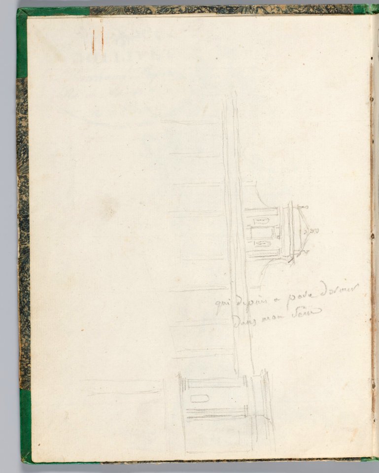 David - 1943.1815.13.57, verso Facade of a Building