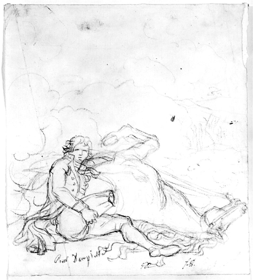 David - Dampierres död, NMH 1041969