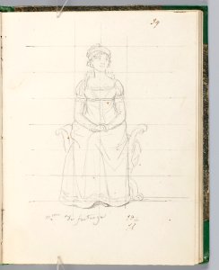 David - 1943.1815.13.39, Madame de Fontanges, Lady-in-Waiting to Madame Mère