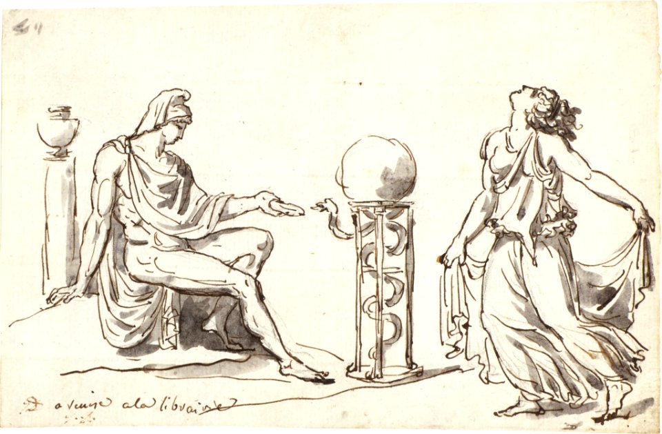 David - Dancing Maenad and youth sacrificing to Aesculapius, Lot 45