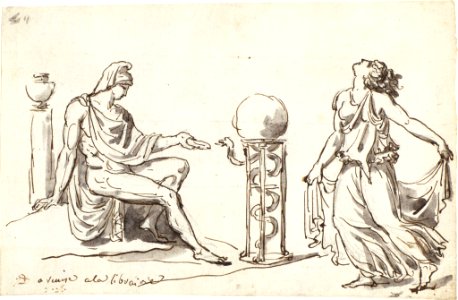 David - Dancing Maenad and youth sacrificing to Aesculapius, Lot 45